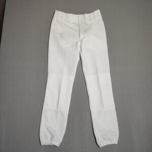 Mizuno Baseball pants men Youth XL white colour quilted padding tapered leg